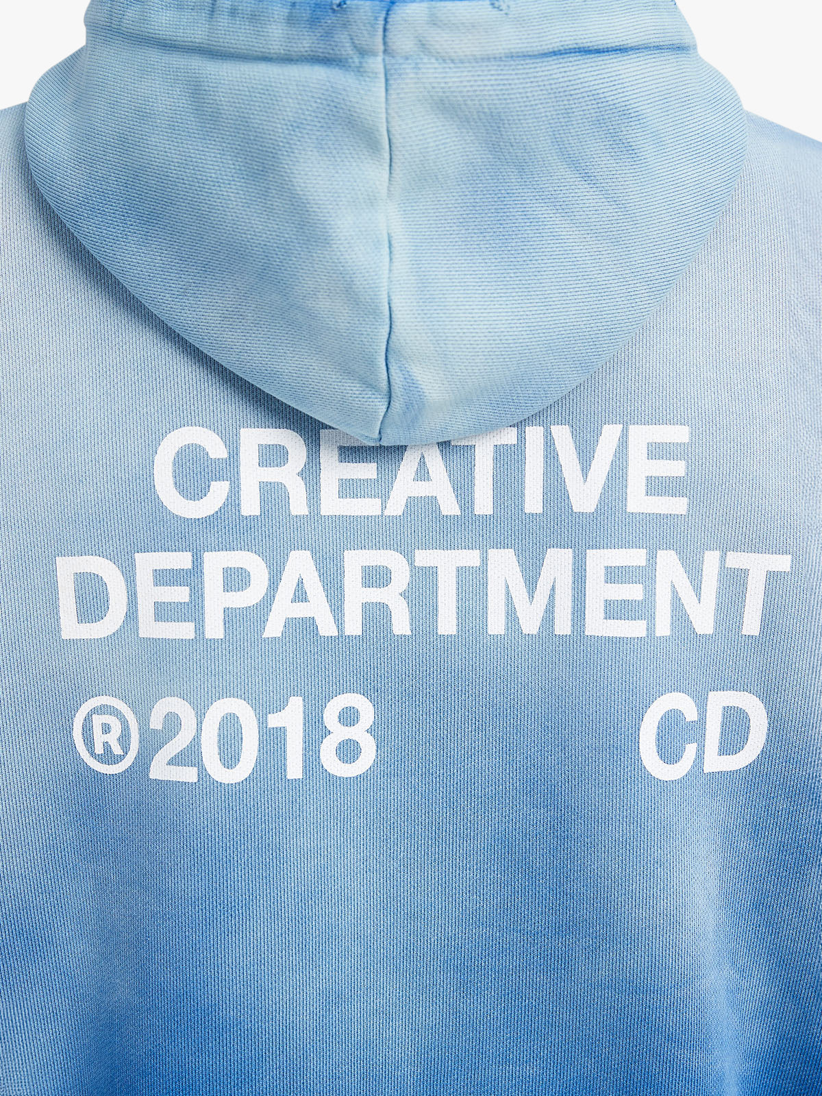 CREATIVE DEPT ZIP-HOODIE - FADED BLUE
