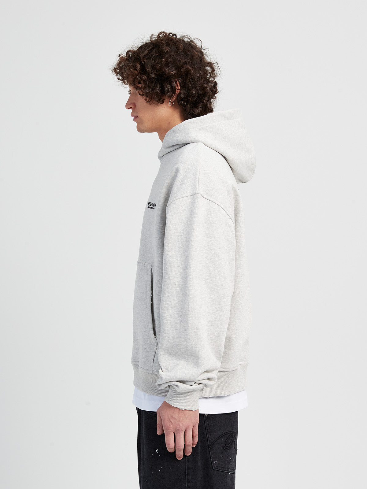 CREATIVE DEPT ZIP-HOODIE - MELANGE GREY