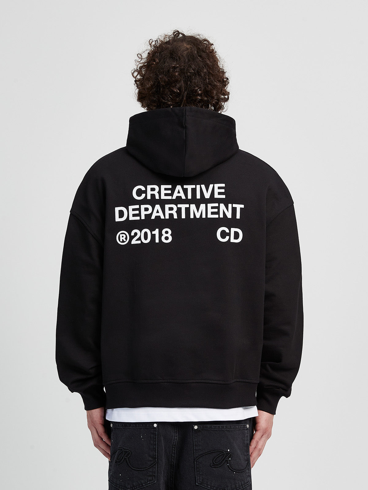 HOODIE CREATIVE DEPT - BLACK