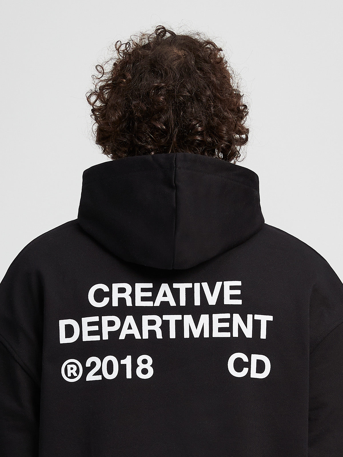 HOODIE CREATIVE DEPT - BLACK