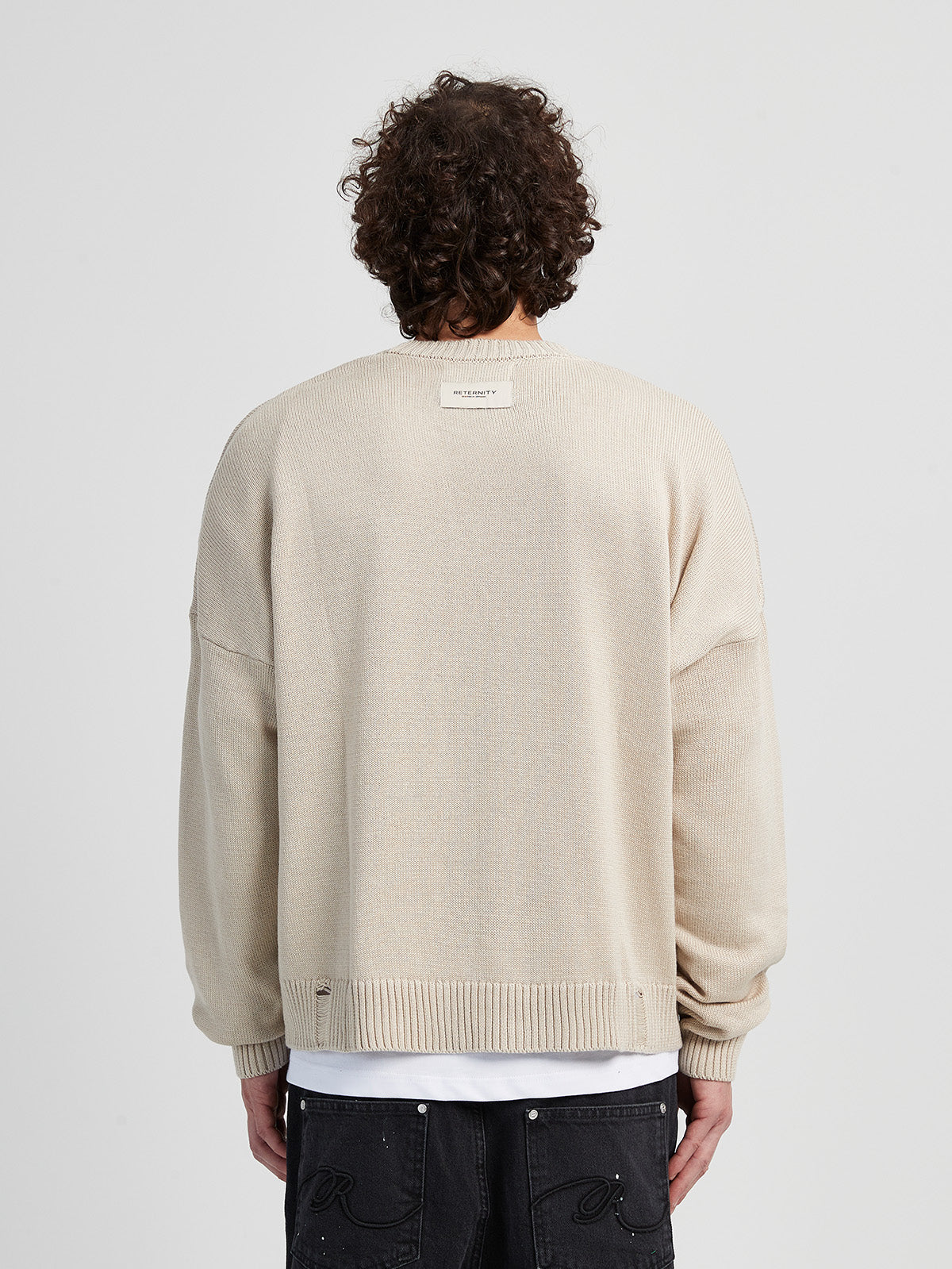 RETERNITY KNIT SWEATER - TAUPE