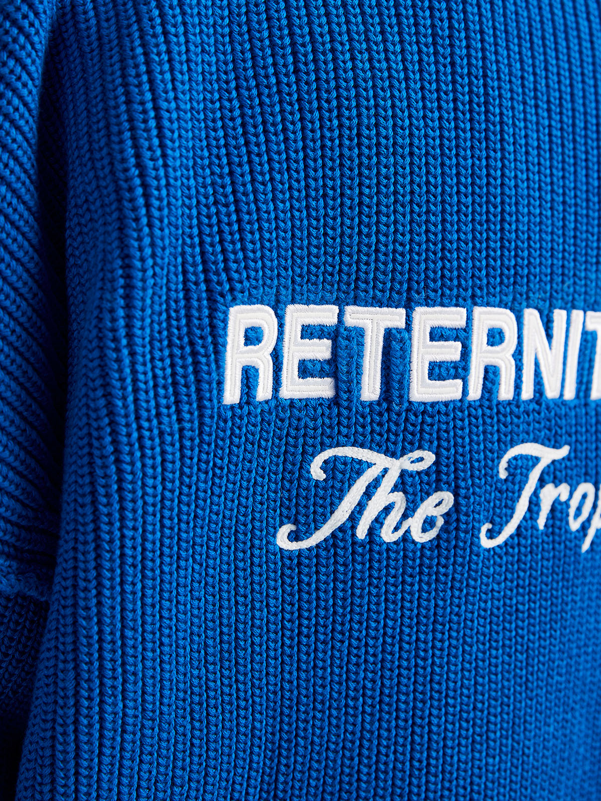 KNIT SWEATER THE TROPHY SERIES - BLUE