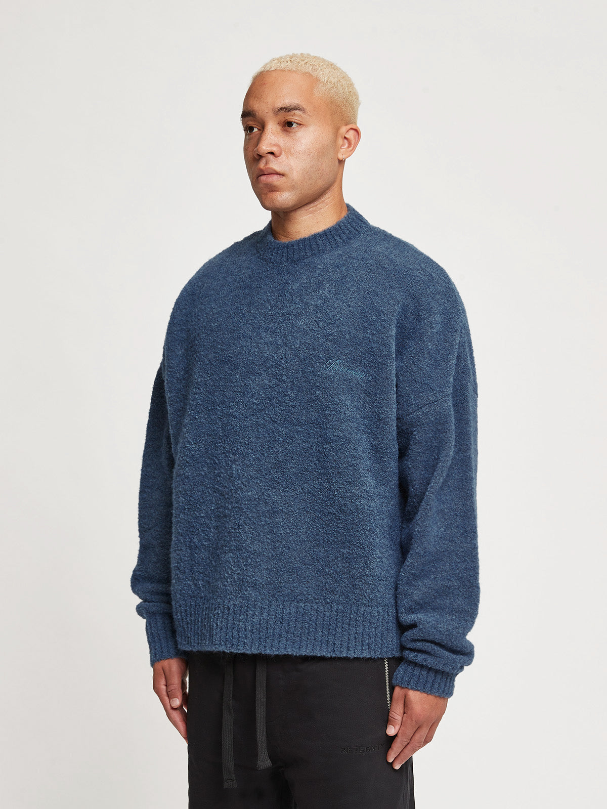 ESSENTIAL KNIT SWEATER - NAVY