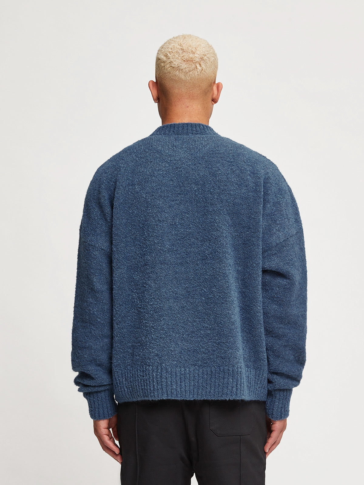 ESSENTIAL KNIT SWEATER - NAVY