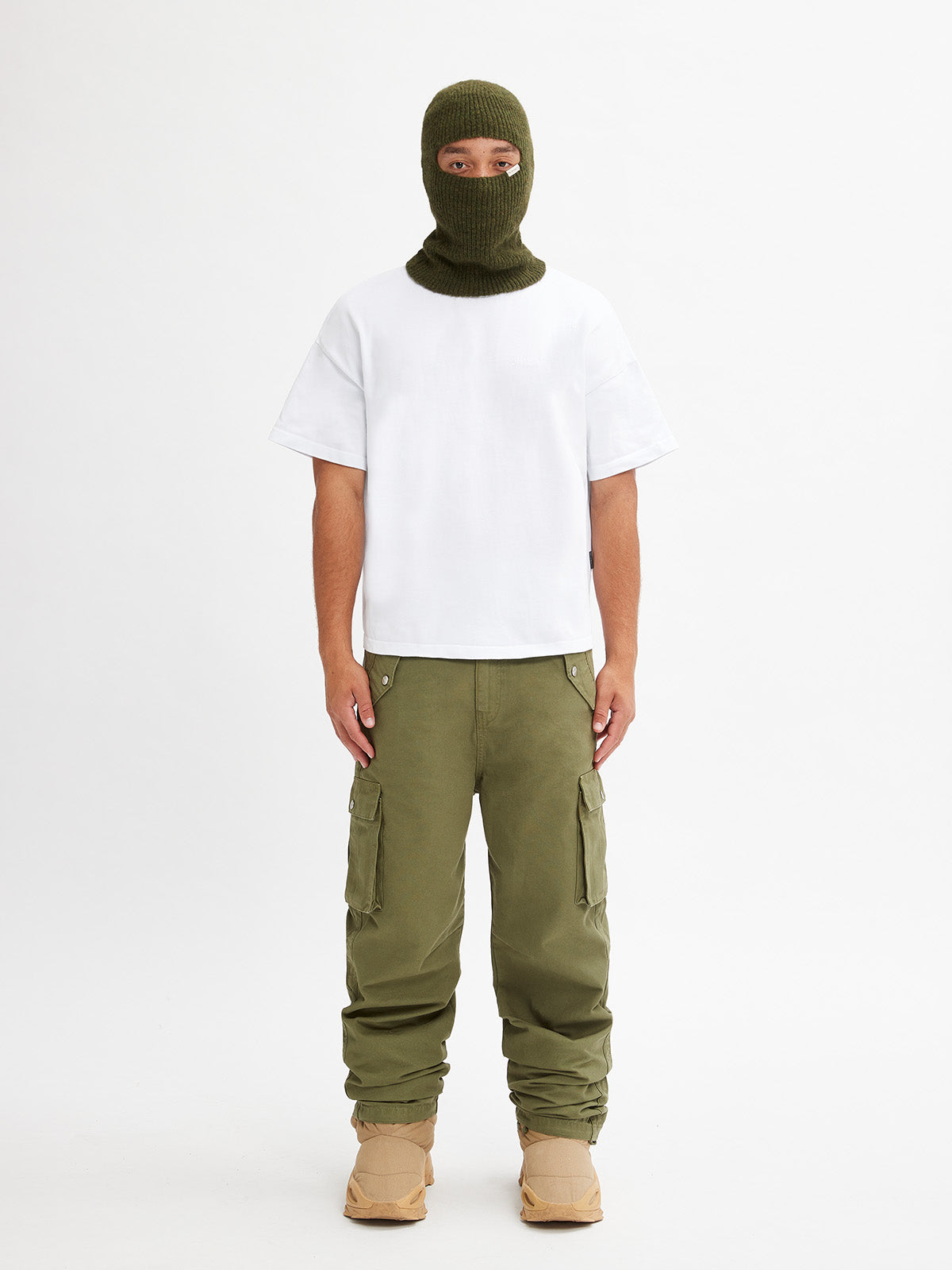 MOHAIR BALACLAVA - GREEN