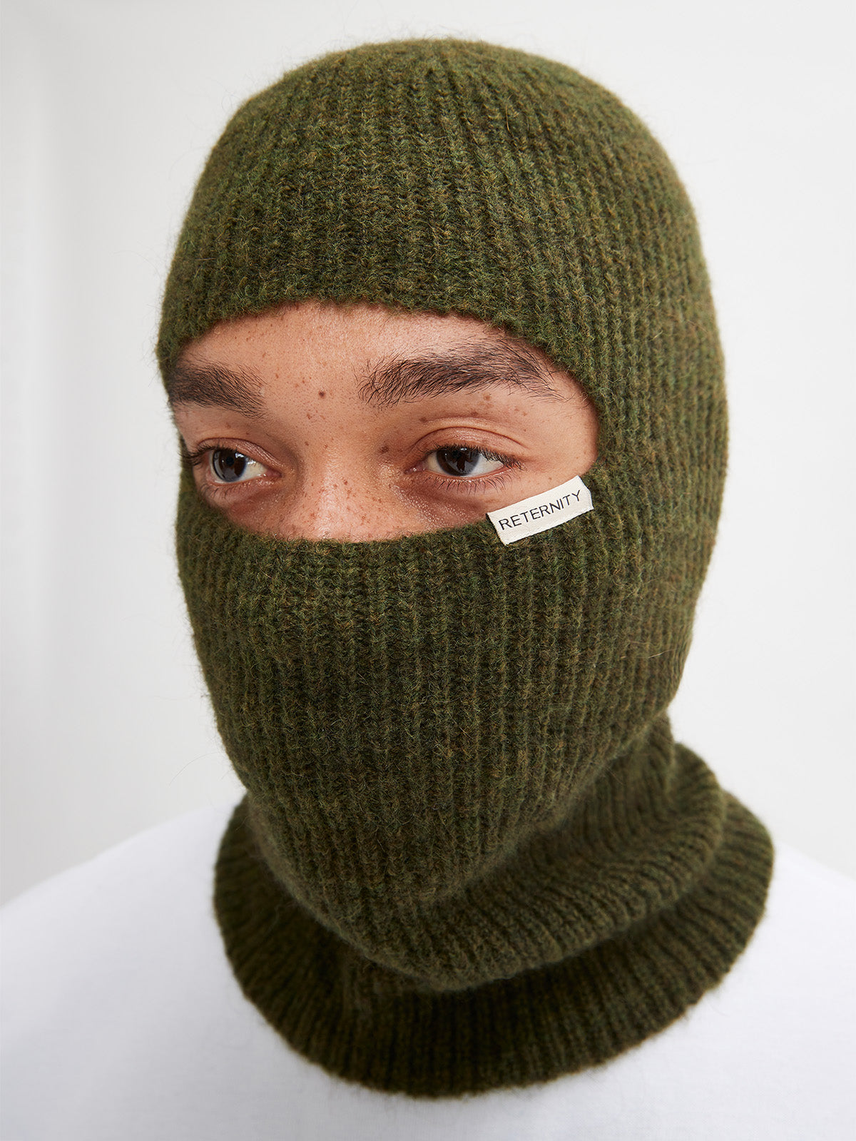 MOHAIR BALACLAVA - GREEN