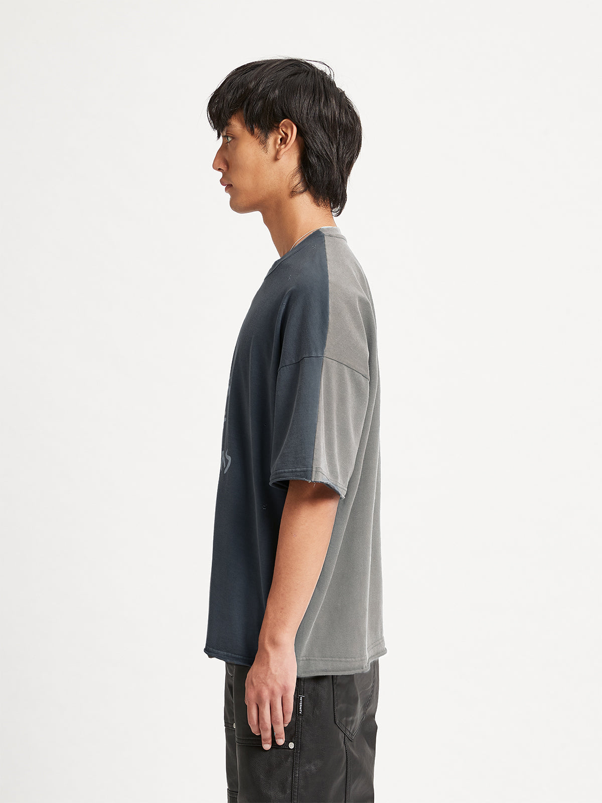 T-SHIRT - WASHED BLACK/WASHED GREY