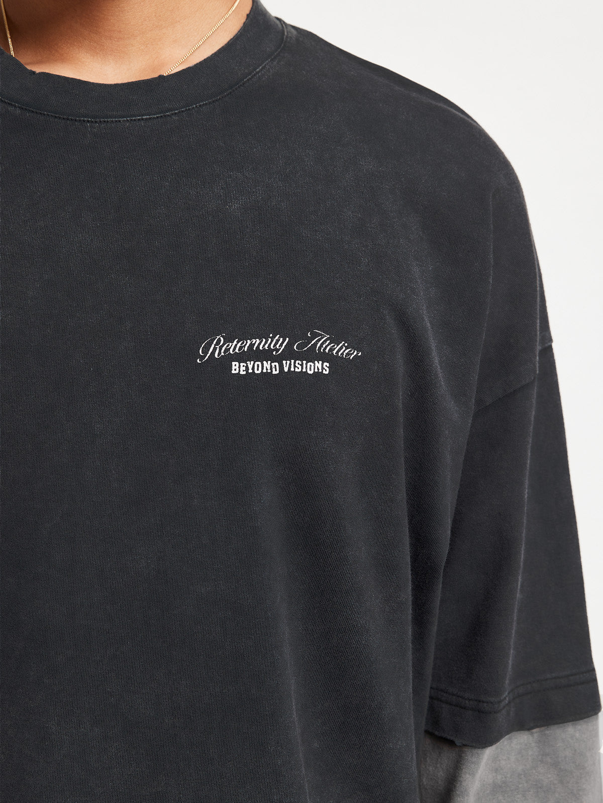 LONGSLEEVE BEYOND VISION - BLACK/GREY