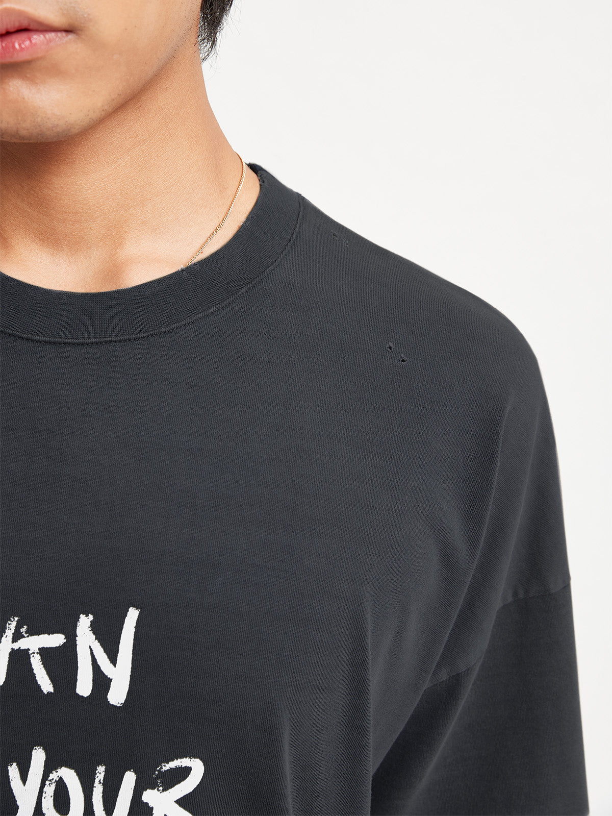 T-SHIRT - WASHED BLACK/WASHED GREY