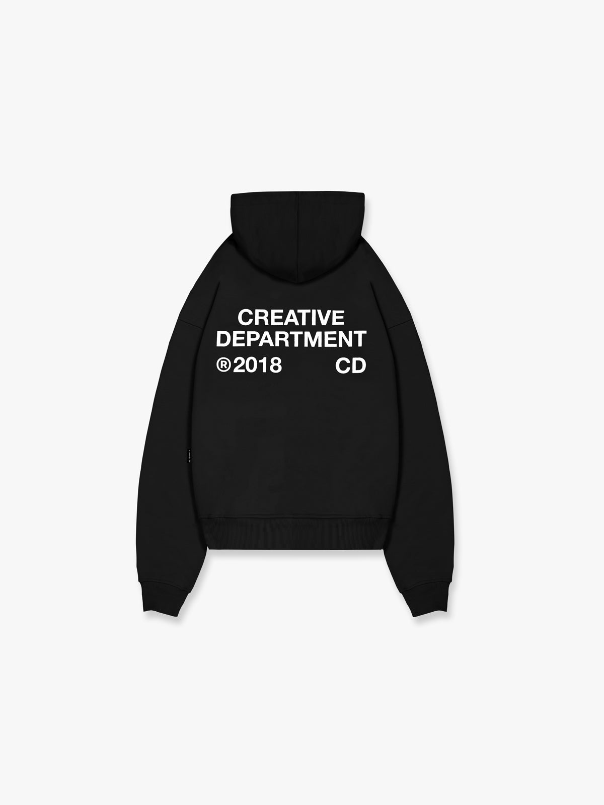 CREATIVE DEPT HOODIE - BLACK