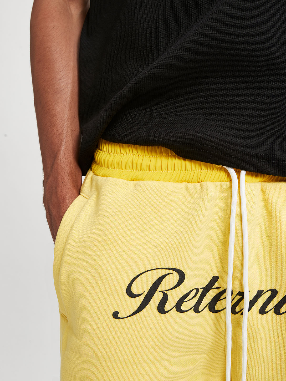 COTTON SHORTS - YELLOW