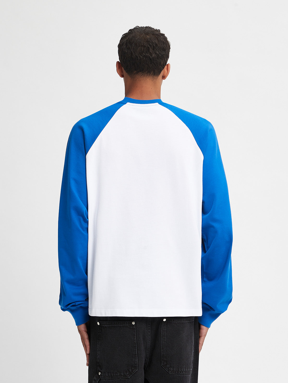 LONGSLEEVE ATELIER 18  - WHITE/BLUE