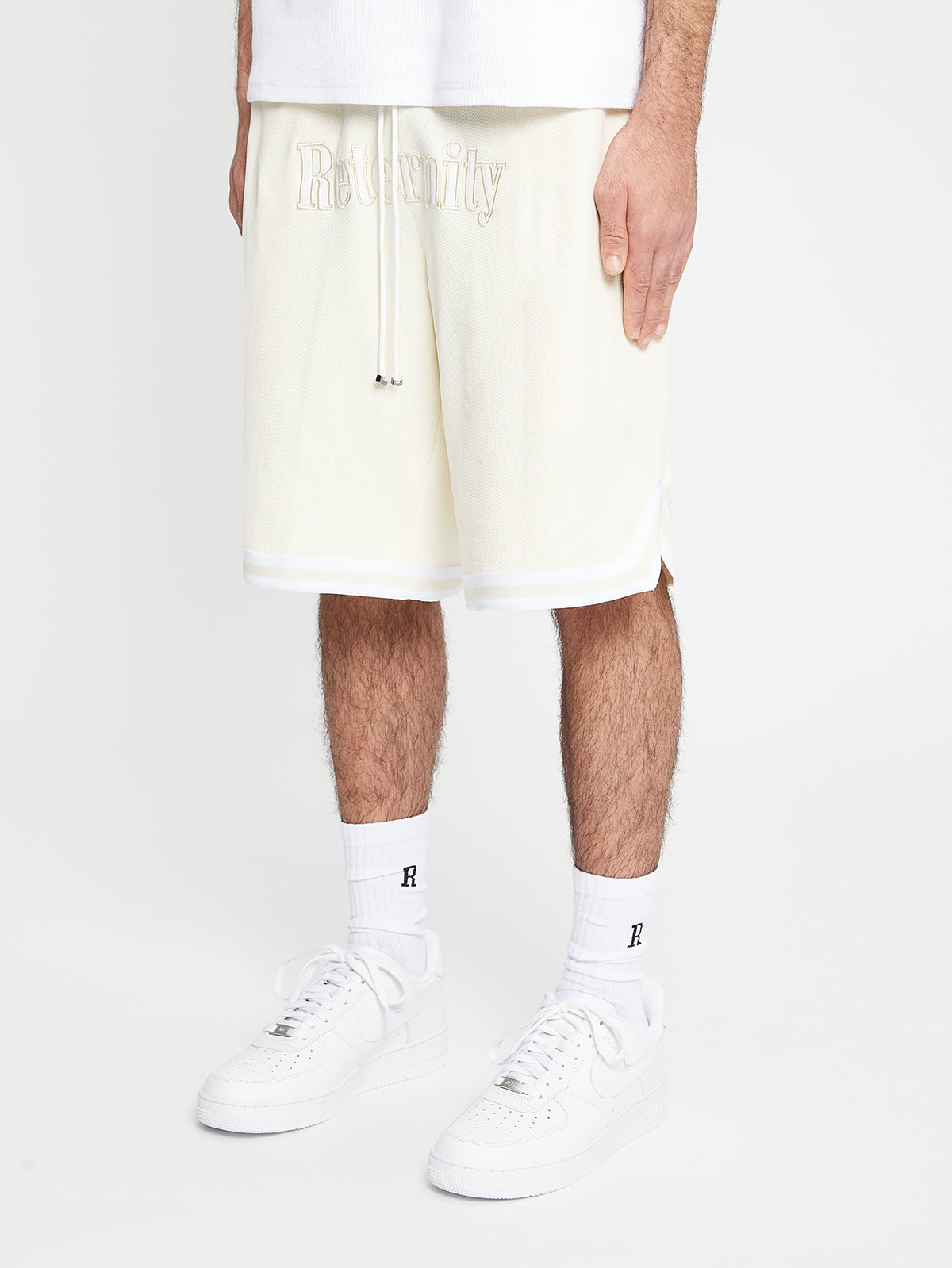 MESH SHORTS RETERNITY - CREME