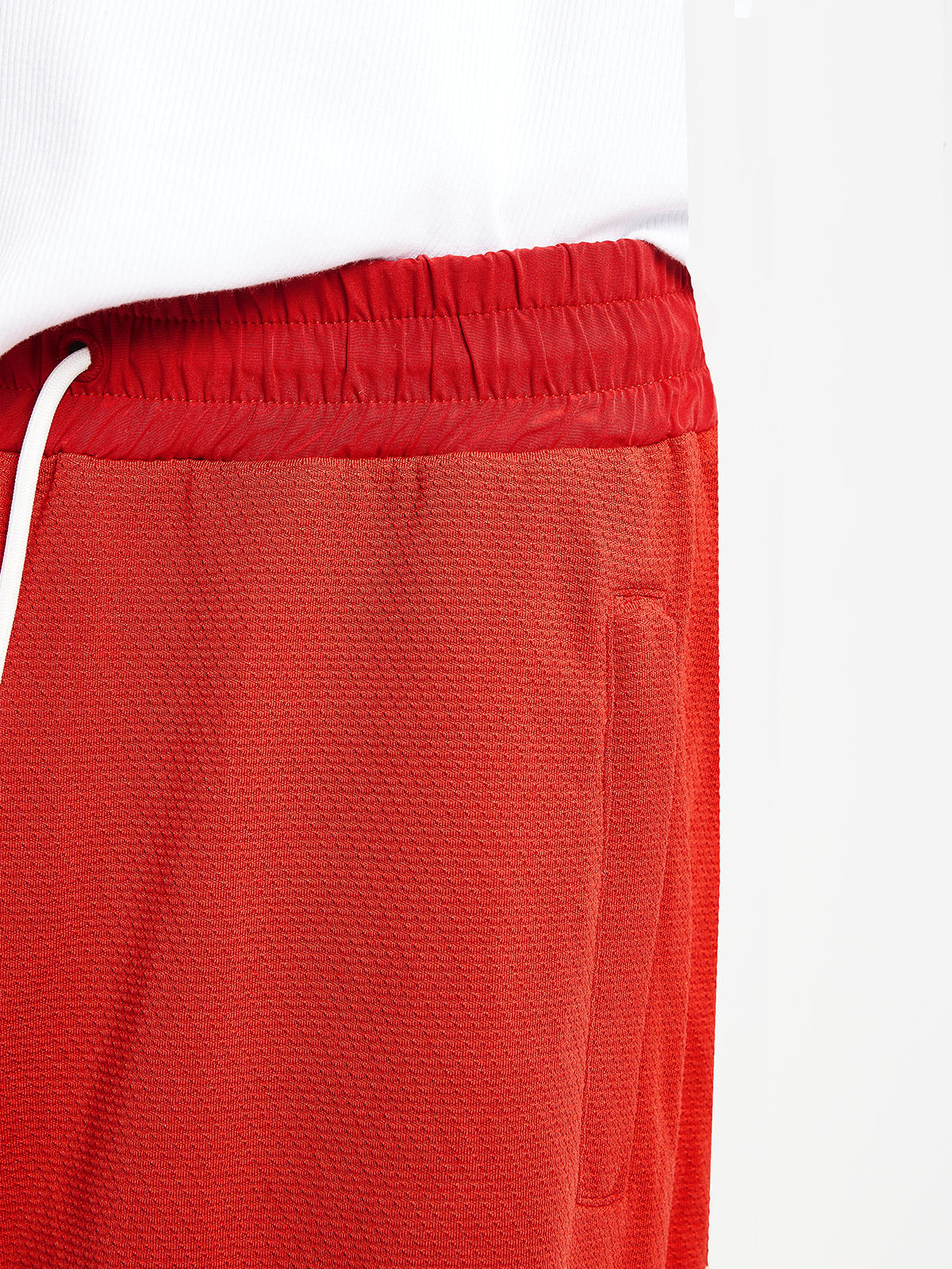 MESH SHORTS SYMBOL - LAVA RED