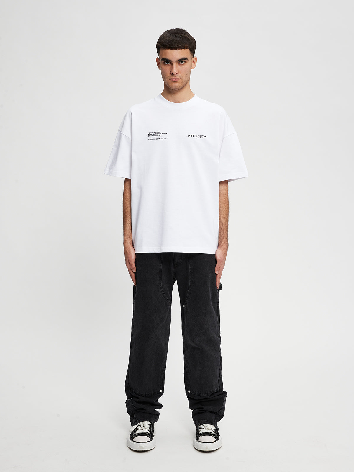 T-SHIRT OFFICIAL UNIFORM - WHITE/BLACK