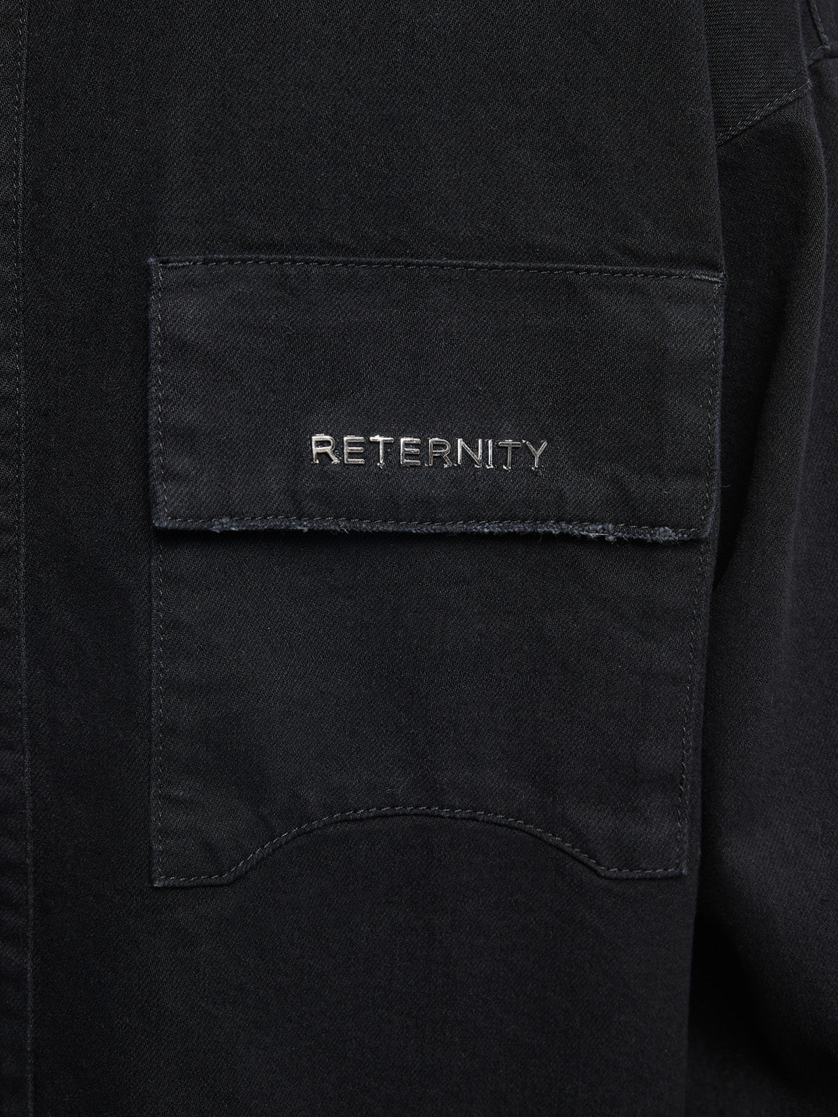 VINTAGE OVERSHIRT - BLACK