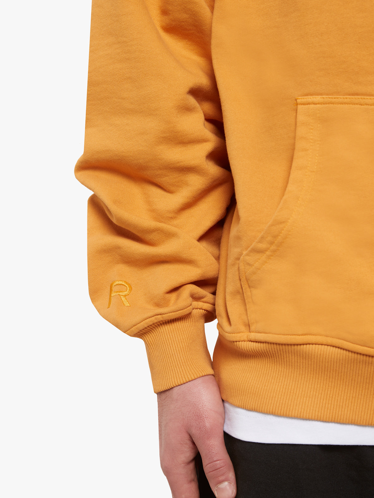 ESSENTIAL ZIP HOODIE - WASHED ORANGE