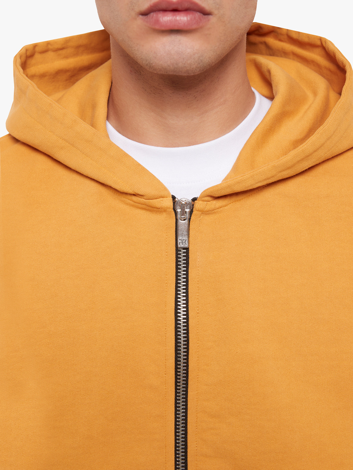ESSENTIAL ZIP HOODIE - WASHED ORANGE