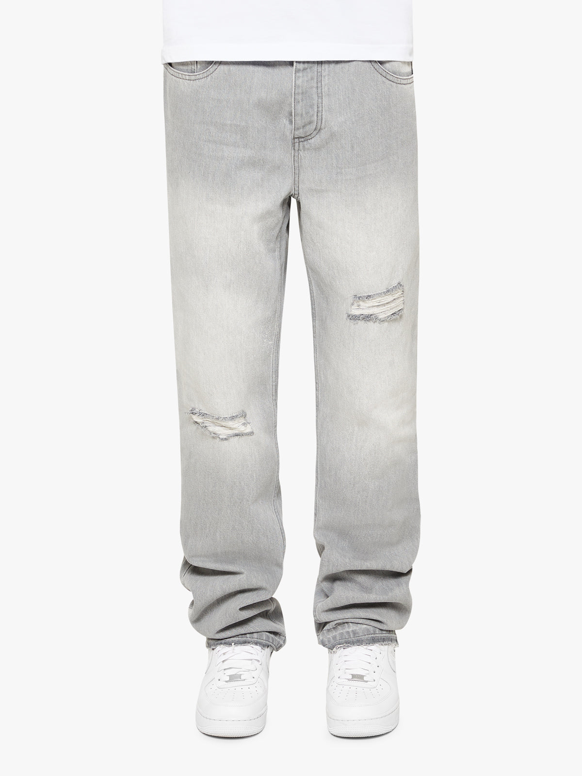 FLARED DENIM - GREY