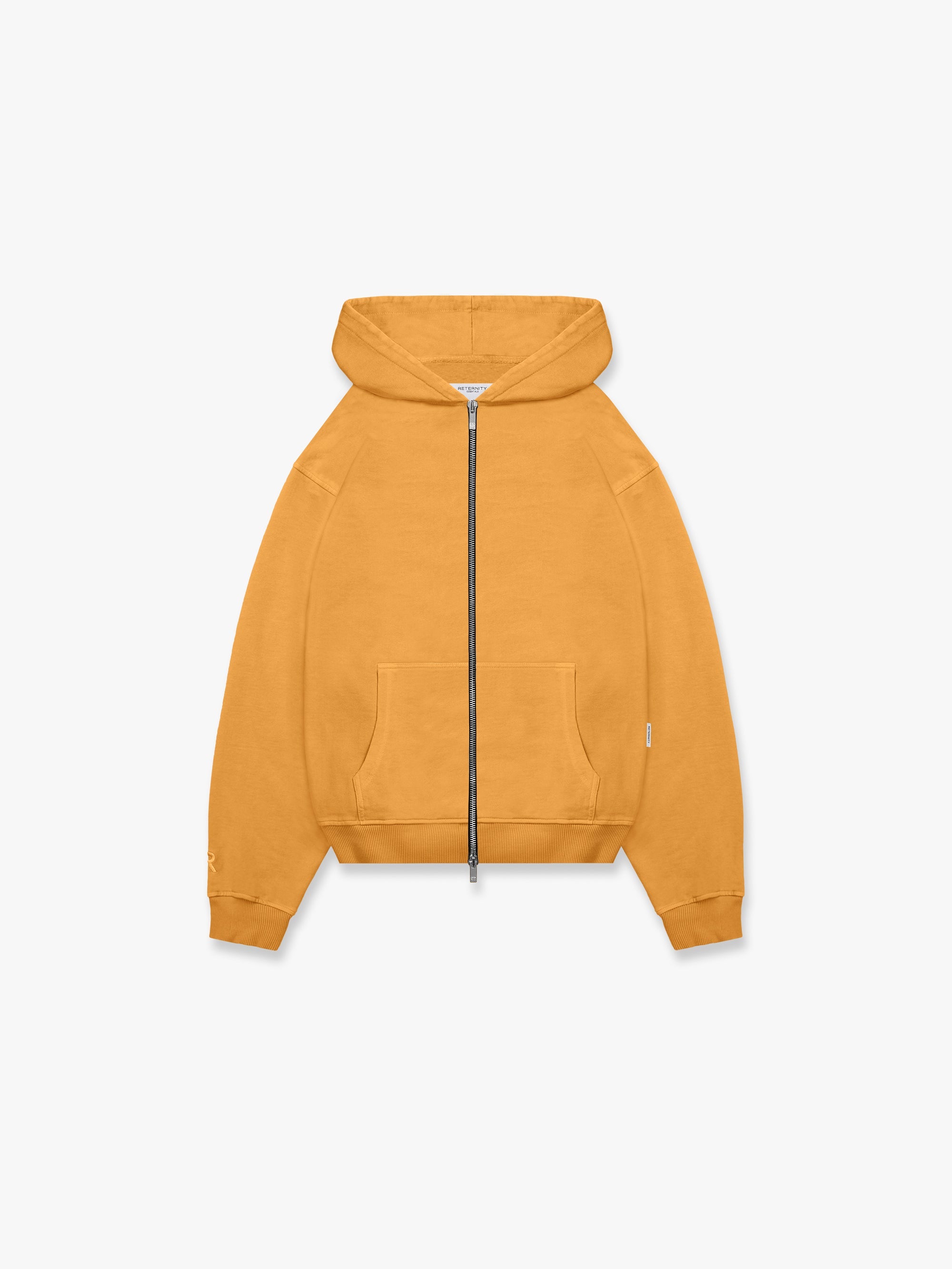 ESSENTIAL ZIP HOODIE - WASHED ORANGE